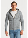 MIKINA GANT REG TONAL SHIELD FULL ZIP HOODIE šedá S