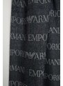 Vlněná šála Emporio Armani tmavomodrá barva, 625060 CC786