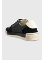 Sneakers boty Guess Strave Vintage černá barva, FM5STV LEA12 BLACK