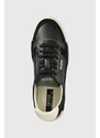 Sneakers boty Guess Strave Vintage černá barva, FM5STV LEA12 BLACK