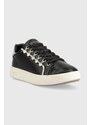 Sneakers boty Guess Mely černá barva, FL5MEL SMA12 BLKIR