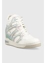 Sneakers boty Guess Lisa bílá barva, FL5LIS SMA12 WHITE