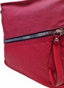 Tapple Tmavě červená crossbody kabelka s šikmou kapsou
