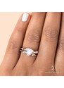 Royal Exklusive Royal Fashion prsten 18k zlato Vermeil GU-DR24615R-ROSEGOLD-MOONSTONE-SAPPHIRE