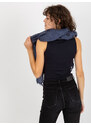 Fashionhunters Dámská šátek s potiskem - modrá