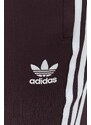 Tepláky adidas Originals pánské, vínová barva, hladké