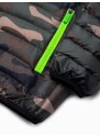 EDOTI Pánská přechodová bunda 319C - zelená/maskáčová