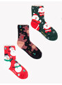 Yoclub Kids's Children's Christmas 3Pack Socks SKA-X011U-AA00
