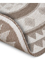 NORTHRUGS - Hanse Home koberce Kusový koberec Twin Supreme 105444 Jamaica Linen kruh – na ven i na doma - 140x140 (průměr) kruh cm