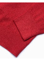 Ombre Clothing Pánský svetr - červená E191