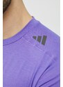 Tréninkové tričko adidas Performance Designed for Training fialová barva