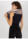 Fashionhunters Dámský šátek s károvaným vzorem - vícebarevný