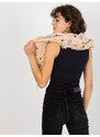 Fashionhunters Dámský šátek s potiskem - růžový