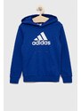 Dětská mikina adidas U BL s kapucí, s potiskem