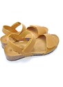 Sandálky s korkovou podrážkou Plakton 775893 žlutá