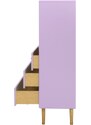 Fialová lakovaná komoda Tom Tailor Color Living 80 x 40 cm