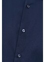 Košile Seidensticker tmavomodrá barva, slim, s klasickým límcem, 01.675198
