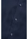 Košile Seidensticker tmavomodrá barva, slim, s klasickým límcem, 01.653730