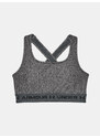 Under Armour Podprsenka Crossback Mid Heather Bra-GRY - Dámské