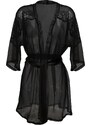 DKaren Costance Black Robe Black