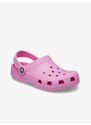 Růžové holčičí pantofle Crocs - Holky