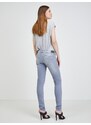 Světle šedé dámské skinny fit džíny Pepe Jeans - Dámské