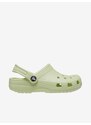 Světle zelené dětské pantofle Crocs - Holky