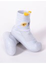 Dětské ponožky Yoclub YC_Boys'_Anti-skid_Socks_With_Rubber_Sole_OBO-0172C-2800_Grey