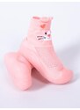Dětské ponožky Yoclub YC_B_G_Anti-skid_Socks_With_Rubber_Sole_OBO-0175G-5200_Apricot