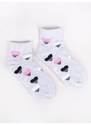 Yoclub Kids's Girls' Cotton Socks Patterns Colours 6-pack SKA-0023G-AA00-002