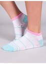 Yoclub Kids's Girls' Ankle Cotton Socks Patterns Colours 3-pack SKS-0028G-AA30-002