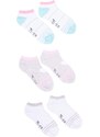 Yoclub Kids's Girls' Ankle Cotton Socks Patterns Colours 3-pack SKS-0028G-AA30-002