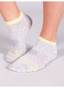 Yoclub Kids's Girls' Ankle Cotton Socks Patterns Colours 3-pack SKS-0028G-AA30-001