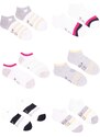 Yoclub Kids's Girls' Ankle Cotton Socks Patterns Colours 6-pack SKS-0008G-AA00-002