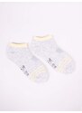 Yoclub Kids's Girls' Ankle Cotton Socks Patterns Colours 3-pack SKS-0028G-AA30-001