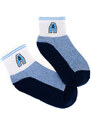 Children's socks Shelvt blue with asterisk