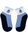 Children's socks Shelvt blue with asterisk