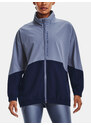 Under Armour Bunda Woven FZ Oversized Jacket-PPL - Dámské