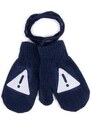 Yoclub Kids's Gloves RED-0236C-AA10-003 Navy Blue