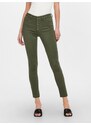 Khaki skinny fit džíny JDY Lara - Dámské