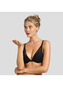 DIM SUBLIM PUSH-UP BRA - Krajková push up podprsenka - černá