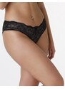 WONDERBRA GLAMOUR SHORTY - Ladies lace panties - black