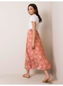 Fashionhunters Brick Saffron RUE PARIS skirt