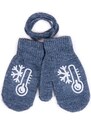 Yoclub Kids's Gloves RED-0236C-AA10-005