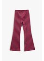 Koton Girls' Purple Patterned Pants