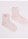 Yoclub Kids's Girls' Terry Socks With 3D Element 3-Pack SKF-0008G-000B