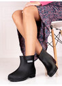 Low black women's wellies Shelvt