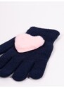Yoclub Kids's Gloves RED-0069G-AA50-003 Navy Blue