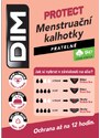 DIM MENSTRUAL NIGHT BOXER - Night and day menstrual panties - black