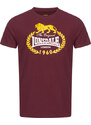 Pánská trička Lonsdale 117433-Black/Oxblood